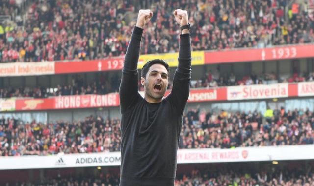 阿尔特塔：争四就像坐过山车 今天我们很幸运